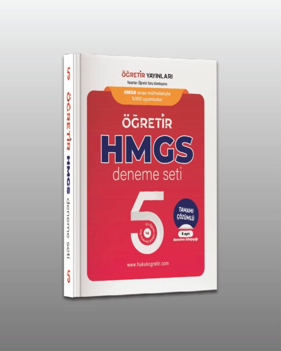 2026 HMGS 5Lİ DENEME Seti - 5 Ayrı Kitapçık - Detaylı Çözüm