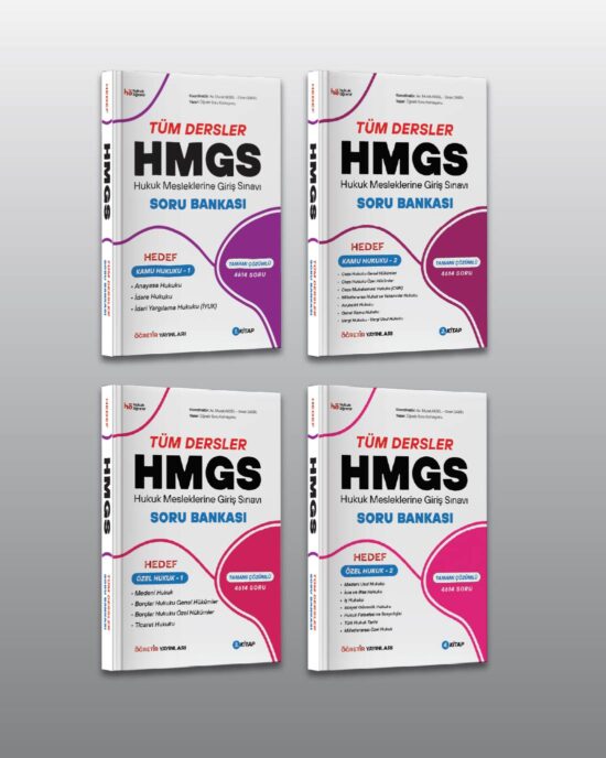 HMGS | 4 CİLT TÜM DERSLER SORU BANKASI SETİ